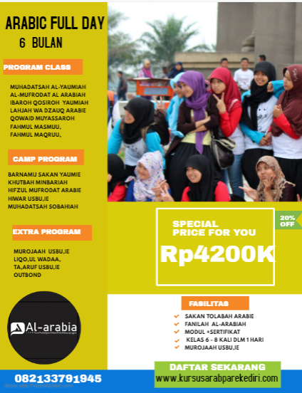 Kursus Bahasa arab 6 bulan