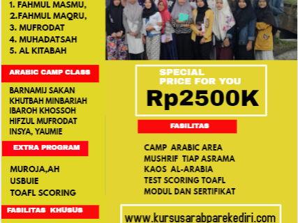 Kursus Bahasa toalf 3 bulan